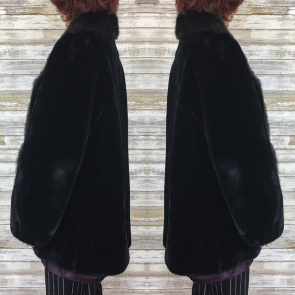 Vintage 80’s 90’s Jordache Faux Fur Jacket - Picture 3 of 6